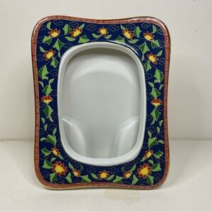 Vintage Takahashi San Francisco Kashmir Ceramic Picture Frame 3.5x5 Photos